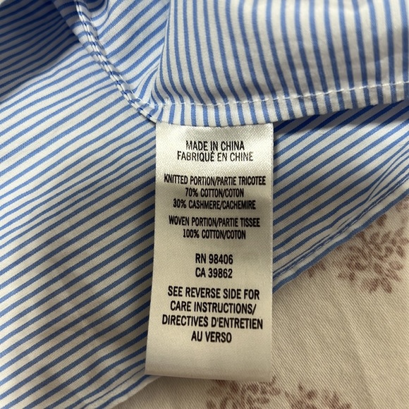 Theory 'Deverlyn' Cashmere/Cotton Layered Look Sweater - Picture 7 of 14